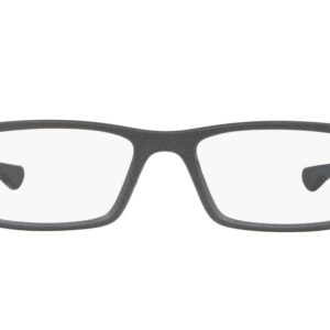 Oakley Men's Ox8046 Airdrop Rectangular Prescription Eyeglass Frames, Satin Light Steel/Demo Lens, 53 mm