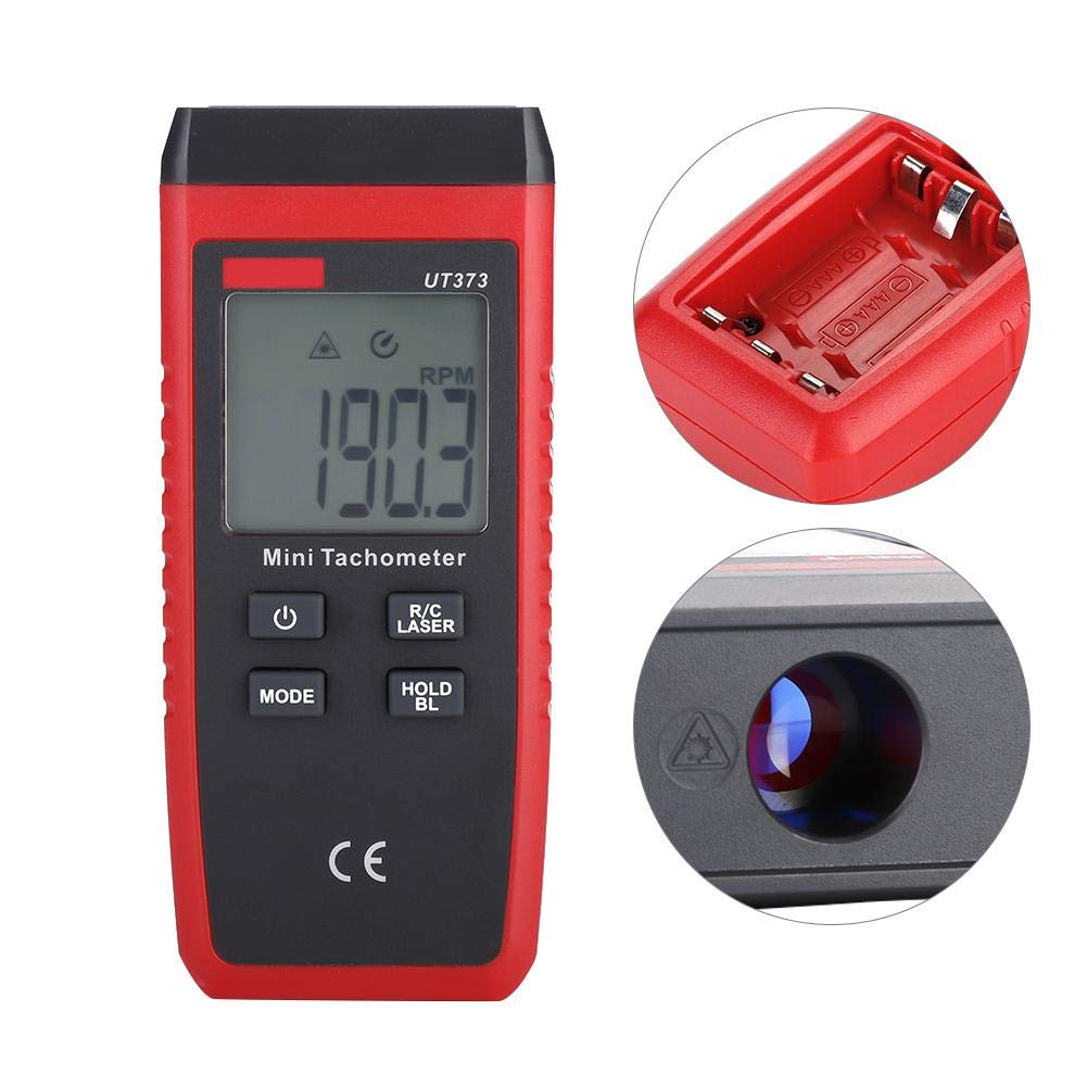 UT373 Mini Non- Digital LCD Tachometer RPM Tach Speed Meter