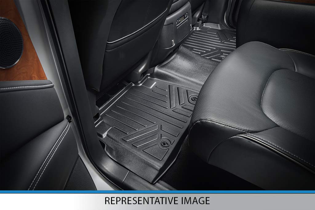 MAXLINER Custom Fit Floor Mats 2 Row Liner Set Black Compatible with 2019-2022 Chevrolet Blazer