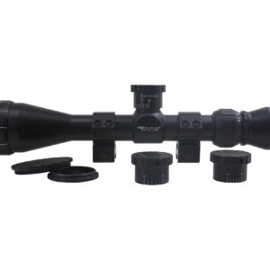 BSA Optics Sweet 6.5 Creedmoor 4.5X-18X, 40mm AO, Weaver Rings, black, one size (6.5-4.518X40AOWRTB)