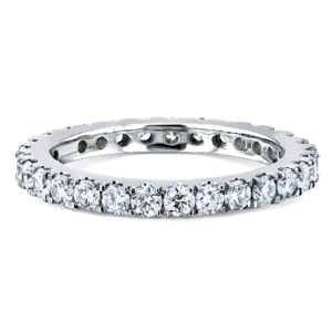 Kobelli 1ct Lab Grown Diamond Eternity Gold Band - white-gold / 5.5