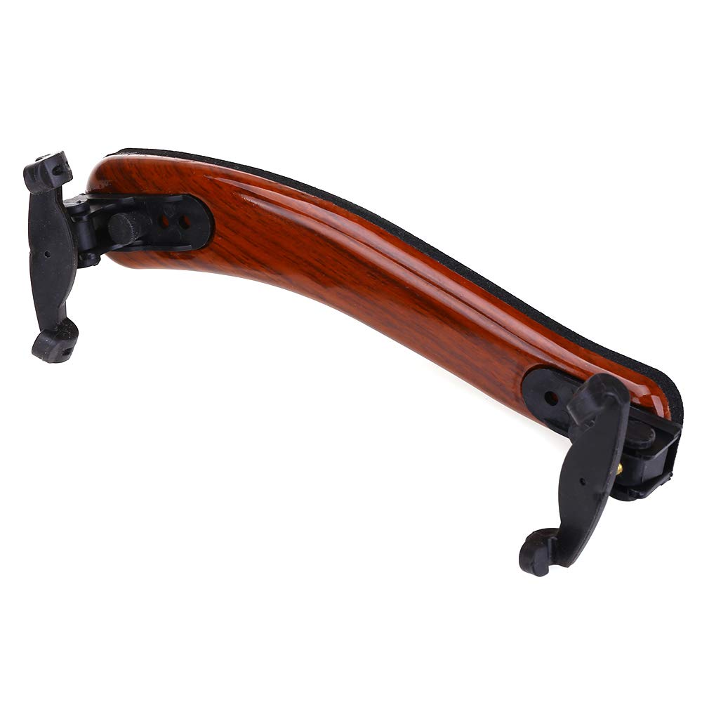 NANYI Violin Shoulder Rest for 4/4 and 3/4 with Collapsible and Height Adjustable Feet, Imitation wood grain.