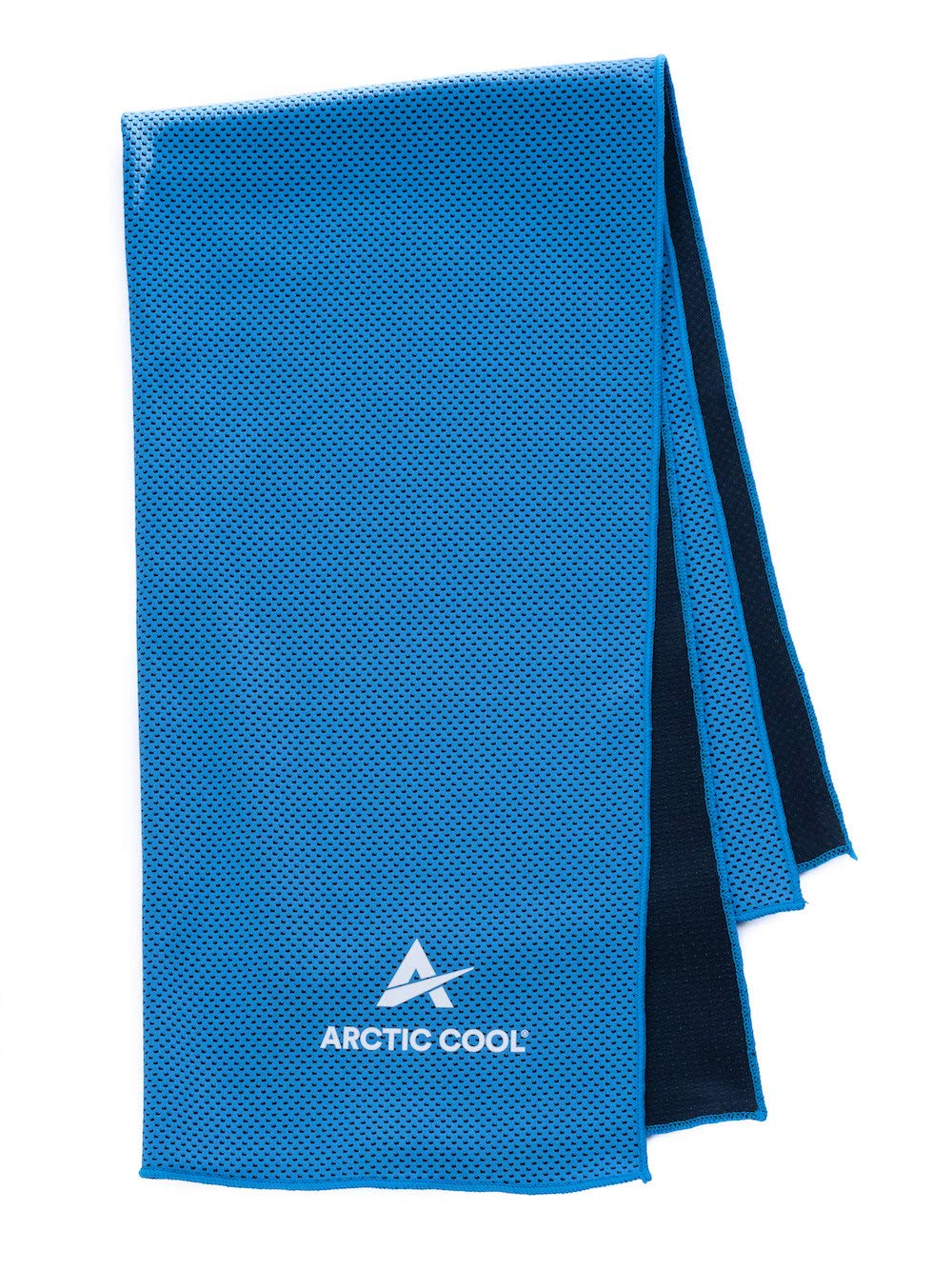 Arctic Cool Instant Cooling Towel Performance Tech Breathable Moisture Wicking Easy to Clean, Polar Blue/Cool Black