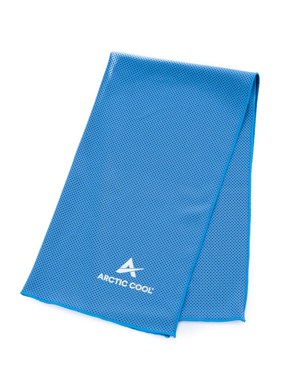 Arctic Cool Instant Cooling Towel Performance Tech Breathable Moisture Wicking Easy to Clean, Polar Blue/Cool Black