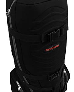 CaddyDaddy Phoenix Padded Golf Travel Bag Cover with North Pole Oversized Pockets - Heavy Duty, Wheeled Travel Golf Bag Cover