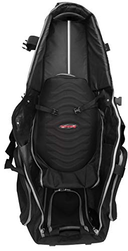 CaddyDaddy Phoenix Padded Golf Travel Bag Cover with North Pole Oversized Pockets - Heavy Duty, Wheeled Travel Golf Bag Cover