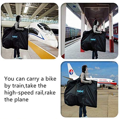 Amomo Folding Bike Travel Bag Foldaway Bicycle Transport Carrying Case for 26-29 inch Folding Bike