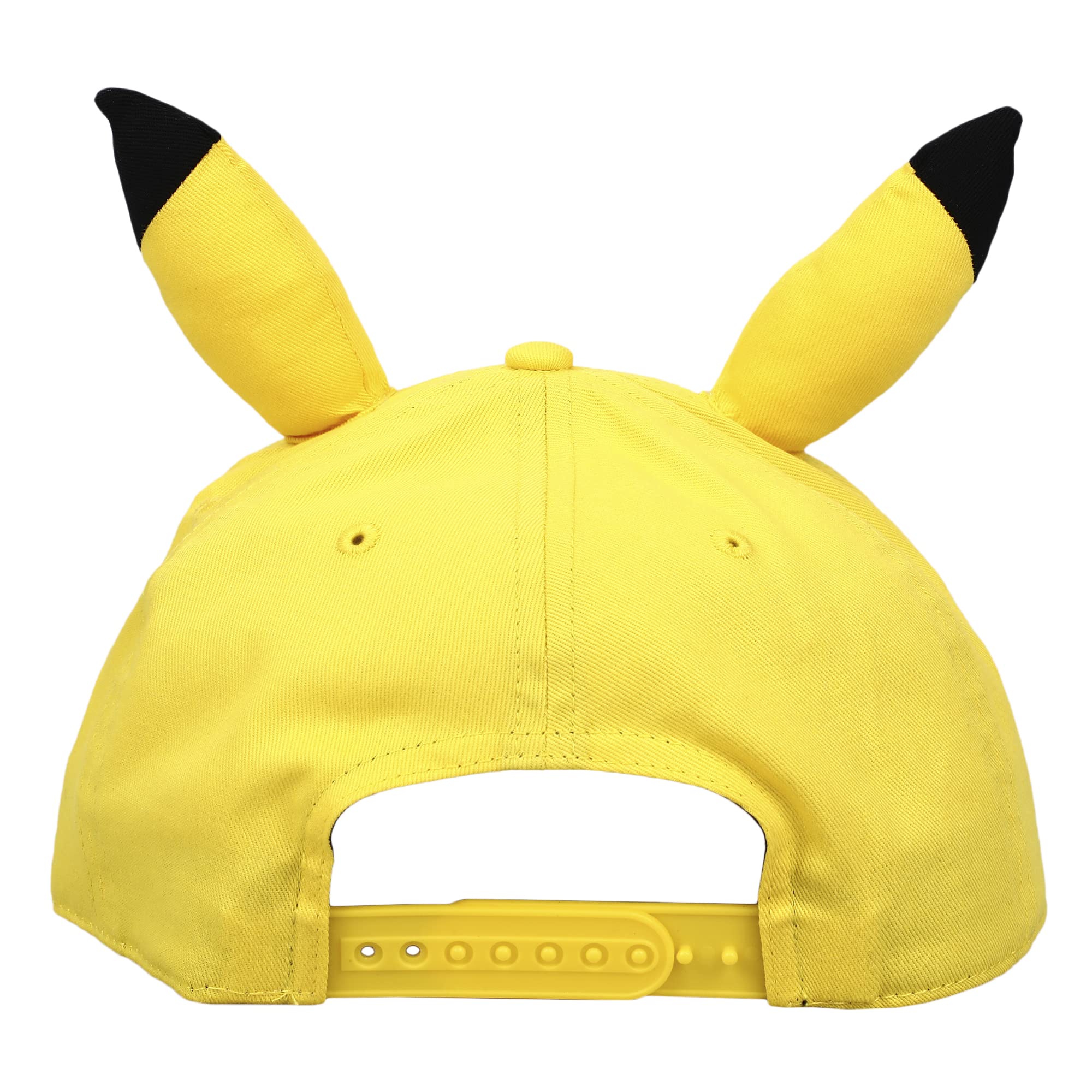 Bioworld Pokemon Pikachu Big Face Pre-Curved Bill Snapback Hat