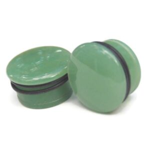 Intrepid Jewelry Green Aventurine Single Flare Plugs (8ga (3mm))