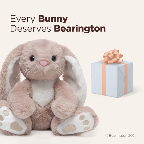 Bearington Boomer The Stuffed Bunny, 10.5 Inch Stuffed Bunny Plush