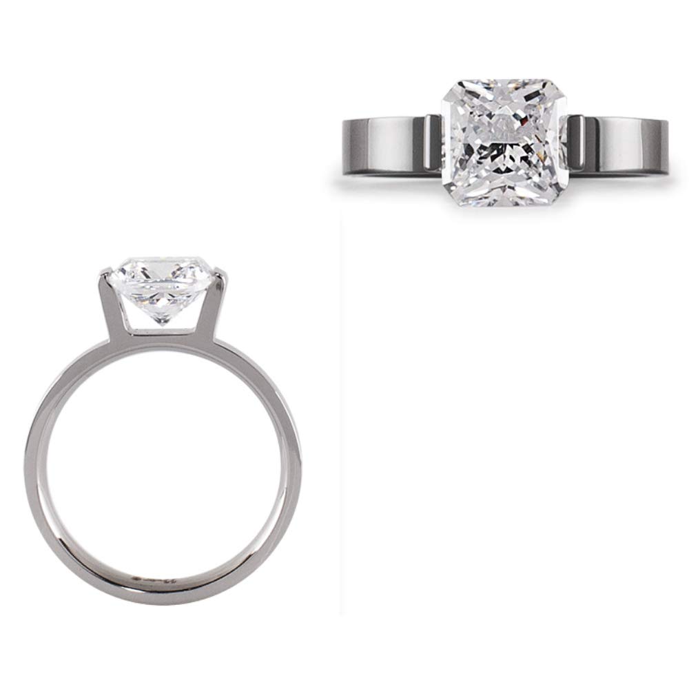 B.Tiff 2 ct Cushion Cut Engagement Ring