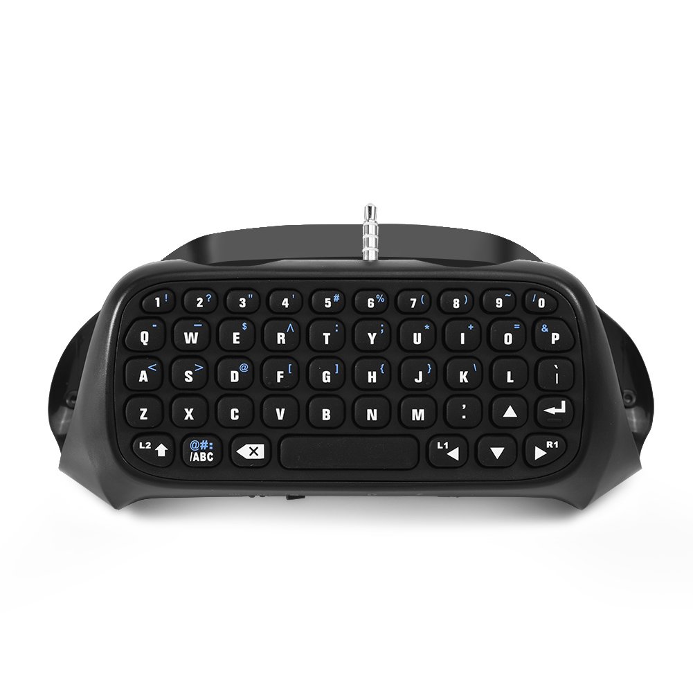 Ciglow Bluetooth Keyboard for PS4,Mini Gaming Keyboard Chatpad for PS4 Controller Easy to Operate