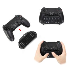 Ciglow Bluetooth Keyboard for PS4,Mini Gaming Keyboard Chatpad for PS4 Controller Easy to Operate