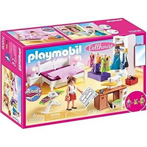 playmobil bedroom with sewing corner furniture pack