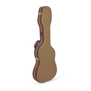 Crossrock Electric Guitar Case fits Telecaster and Stratocaster Style Guitars-Vinyl Tweed(CRW600STTW)