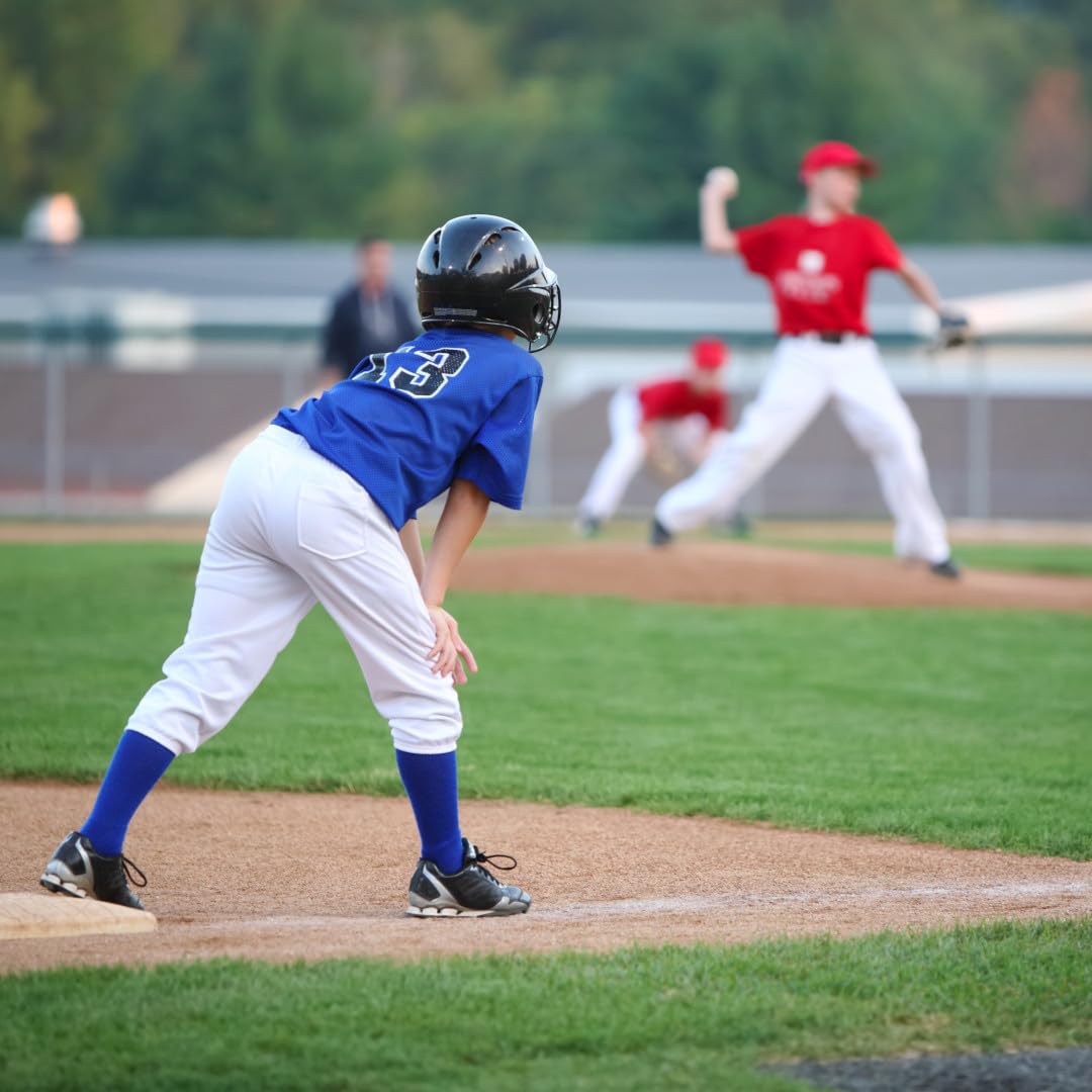 MadSportsStuff Pro Line Baseball Socks and Belt Combo (Scarlet, Small)