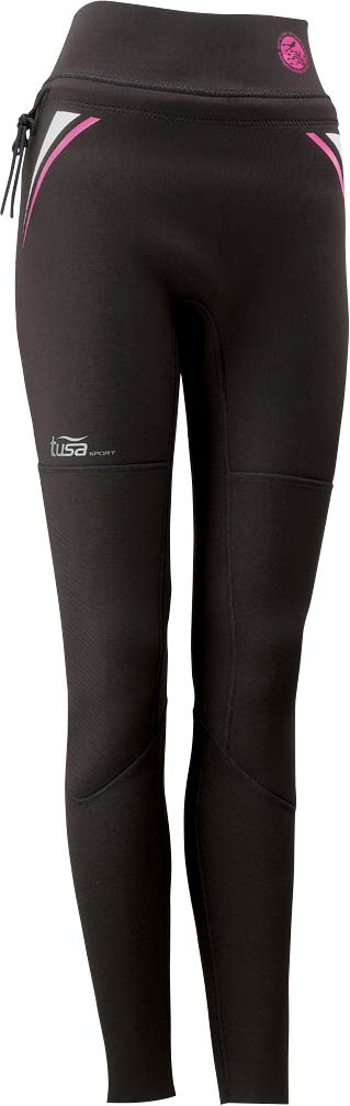 TUSA Sport Womens 2mm Neoprene Wetsuit Pants, Small, Black