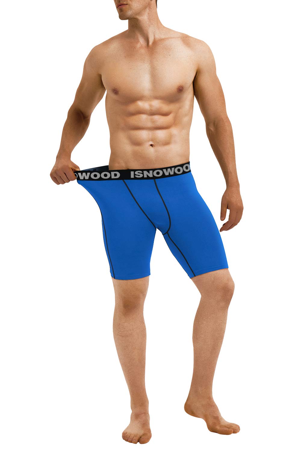 isnowood Compression Shorts for Men Spandex Running Workout Athletic Underwear