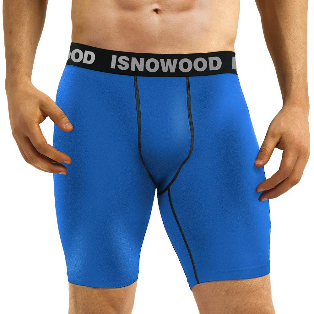 isnowood Compression Shorts for Men Spandex Running Workout Athletic Underwear