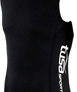 TUSA Sport Mens 2mm Neoprene Vest, Large, Black