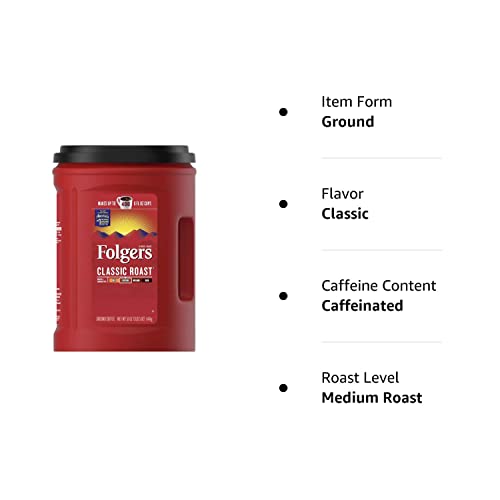 Folgers Coffee, Classic(Medium) Roast, 51 Ounce