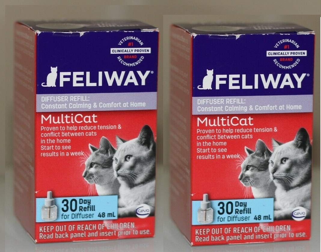 FELIWAY Multicat Diffuser Refill 2 Refills 48ml Each