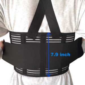 Solmyr Rib and Chest Support Brace, Broken Rib Brace, Breathable Rib Belt for Sore or Bruised Ribs Support, Sternum Injuries, Dislocated Ribs Protection, Pulled Muscle Pain (S)