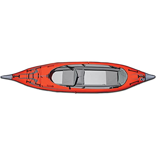 Advanced Elements AE1007-E AdvancedFrame Convertible Elite Inflatable Kayak , Red, 15ft