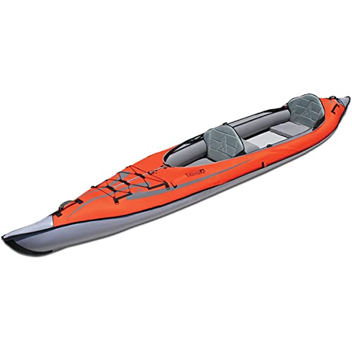 Advanced Elements AE1007-E AdvancedFrame Convertible Elite Inflatable Kayak , Red, 15ft