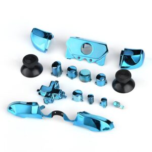 full sets for box one, mod replace part accessory for microsoft one controller 3.5mm jack (blue)