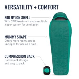 Sea to Summit Traverse Synthetic Sleeping Bag, 25-Degree, Long