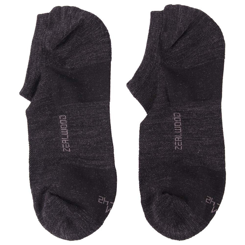 No Show Athletic Socks, ZEALWOOD Unisex Merino Wool Ultra-Light Running Tennis Golf Socks,1/3 Pairs