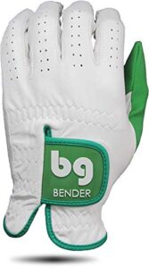 bg bender golf glove | wear on left | (green, mens medium)