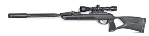 gamo swarm fusion 10x gen3i inertia fed .22 caliber break barrel air rifle. high power 10-shot pellet air gun. 1,000 fps velocity.