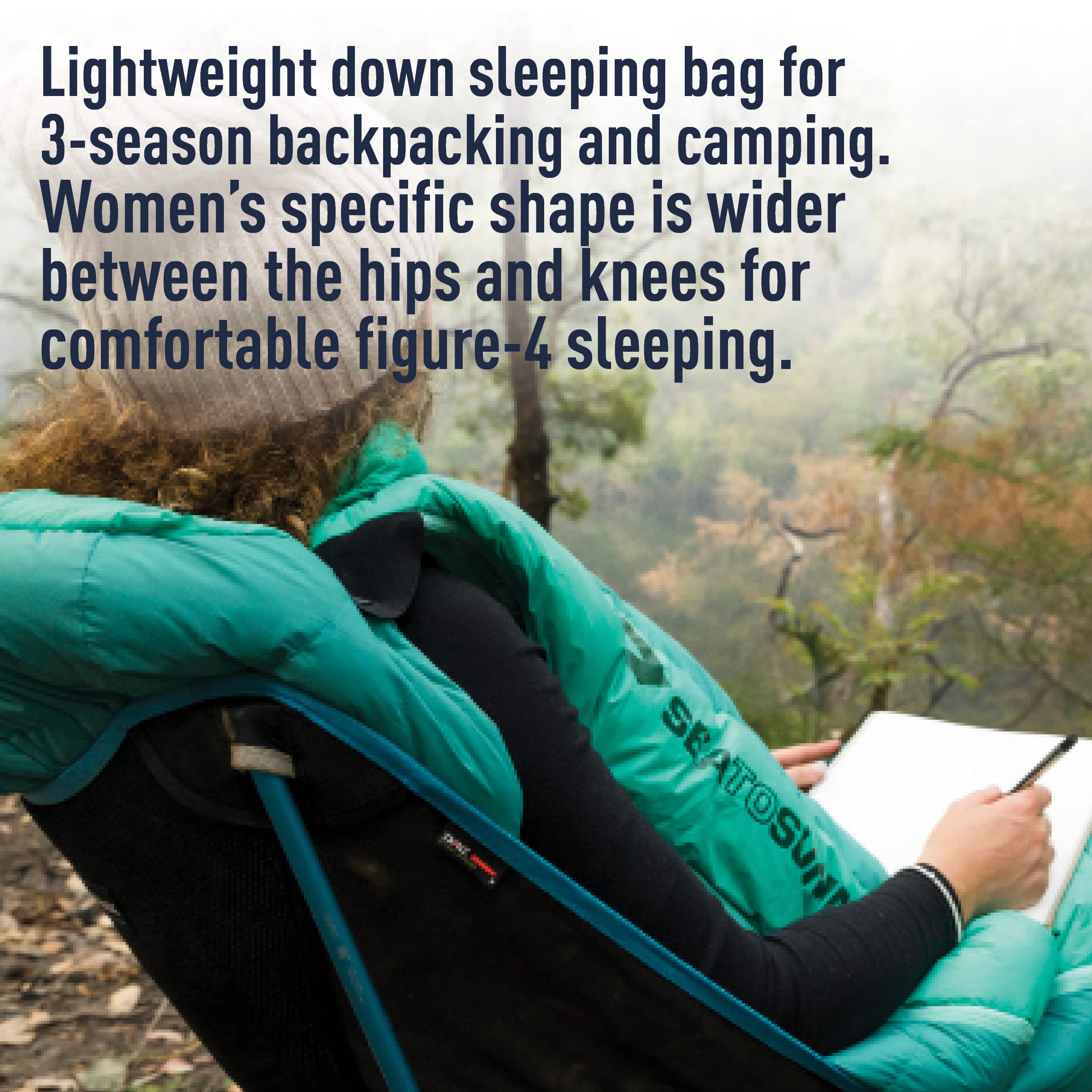 Sea to Summit Journey Women’s Down Sleeping Bag, 18-Degree, Regular