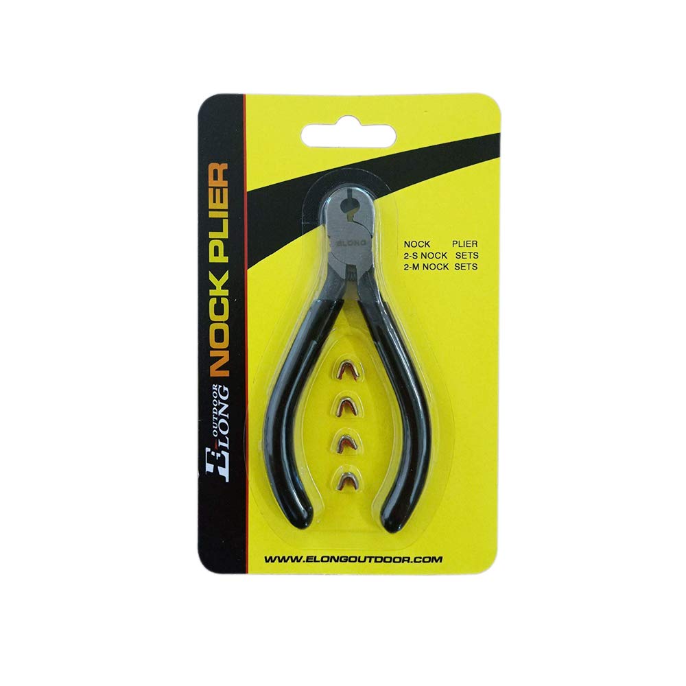 Bow String Nocking Points Plier Strings Knock Set + T Bow Square Ruler Gold Recurve Bow Turning Kit Archery