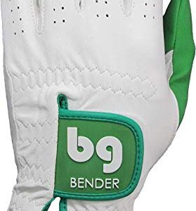 BG Bender Golf Glove | Wear On Left | (Green, Mens Large)