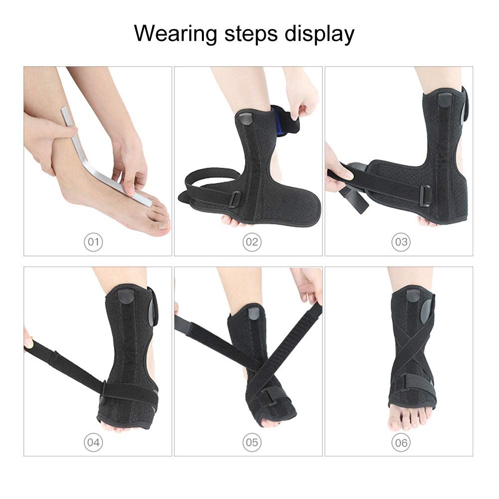 ZJchao Ankle Brace, Adjustable Support Ankle Brace Support Stabilizer for Basketball, Soccer, Volleyball, Football & Baseball Running, Injury Recovery, Sprains, Breathable Ankle Wrap for Men, Women