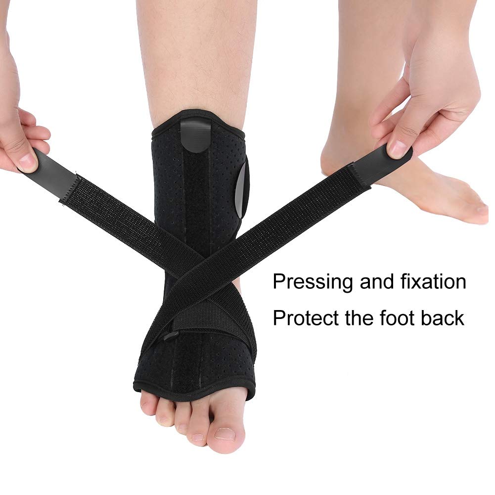 ZJchao Ankle Brace, Adjustable Support Ankle Brace Support Stabilizer for Basketball, Soccer, Volleyball, Football & Baseball Running, Injury Recovery, Sprains, Breathable Ankle Wrap for Men, Women