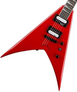 jackson js series 6-string right-handed king v js32t electric guitar with amaranth fingerboard and maple neck (ferrari red)