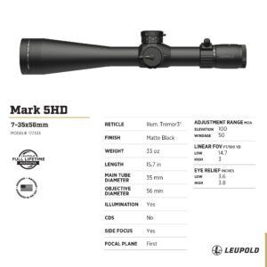 Leupold Mark 5HD 7-35x56mm Riflescope