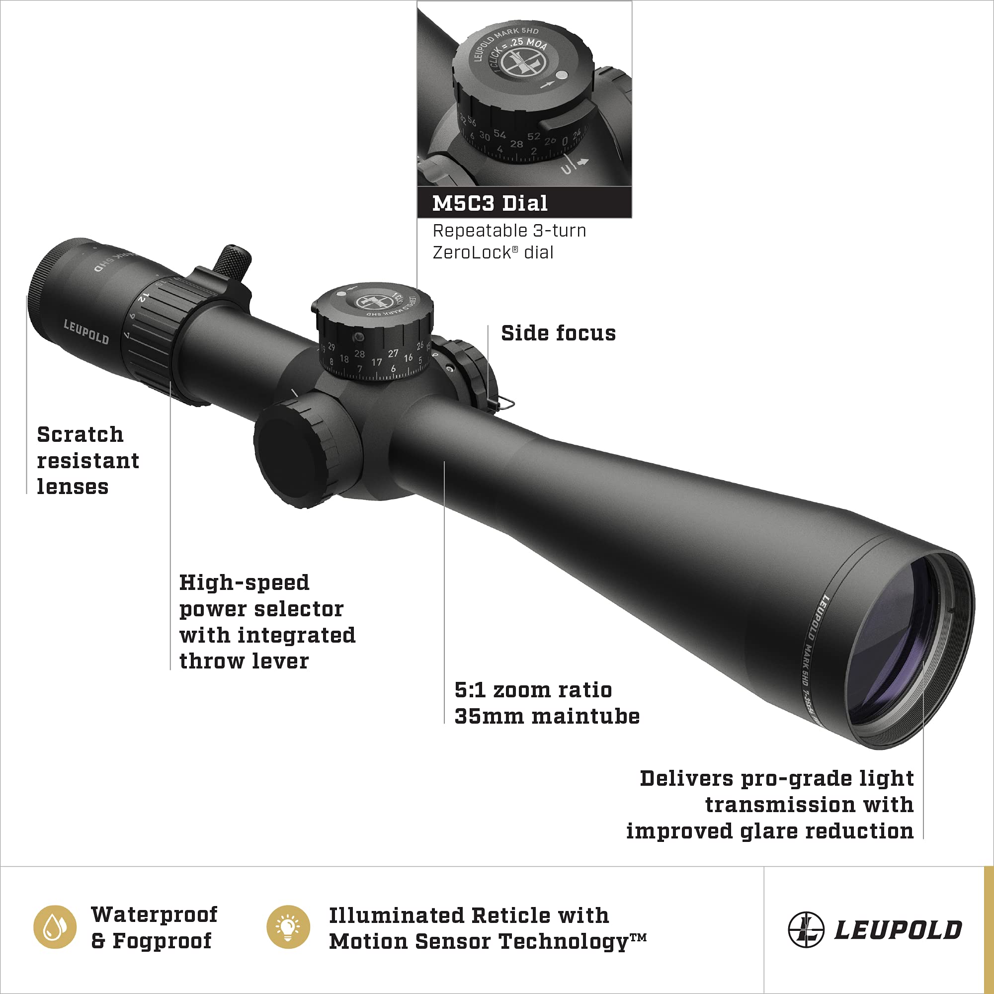 Leupold Mark 5HD 7-35x56mm Riflescope