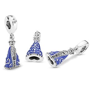 Pandora Nossa Senhora Aparecida Dangle Charm - Compatible Moments Bracelets - Jewelry for Women - Gift for Women in Your Life - Made with Sterling Silver & Enamel