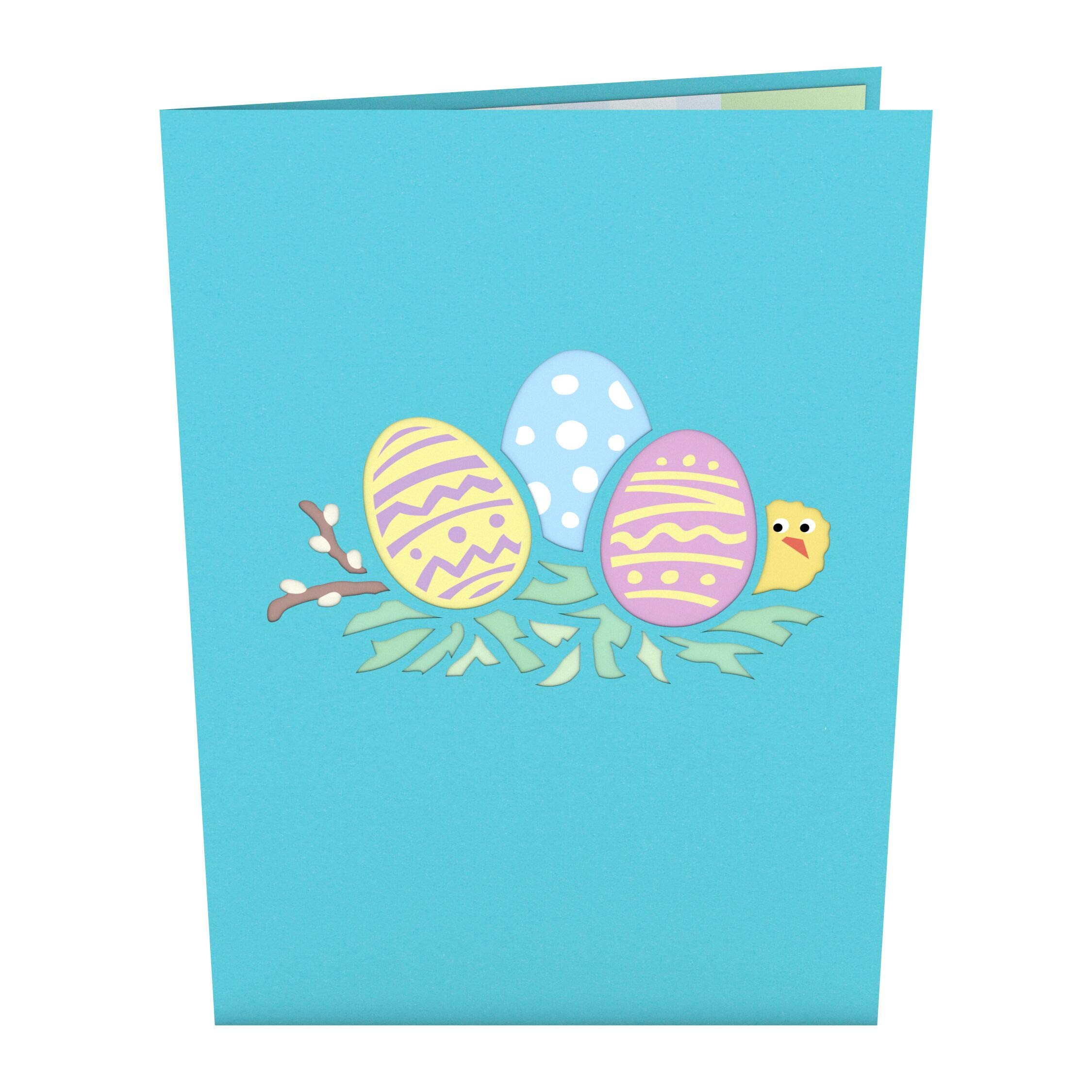 Lovepop Easter Basket Pop Up Card - 3D Card, Religious Easter Cards, Easter Bunny Card , Pop Up Greeting Cards