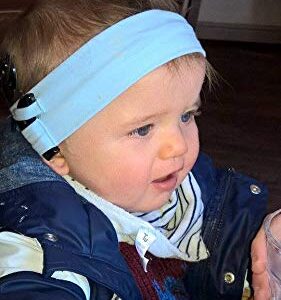 hearinghenry BLACK Standard Cochlear Implant Headband (Age 6mon- 6yrs)