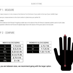 BG Bender Golf Glove | Wear On Left | (Red, Mens Medium)