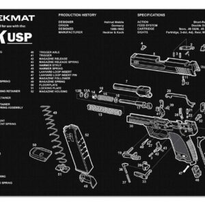 TekMat Heckler & Koch – USP Gun Cleaning Mat,Black