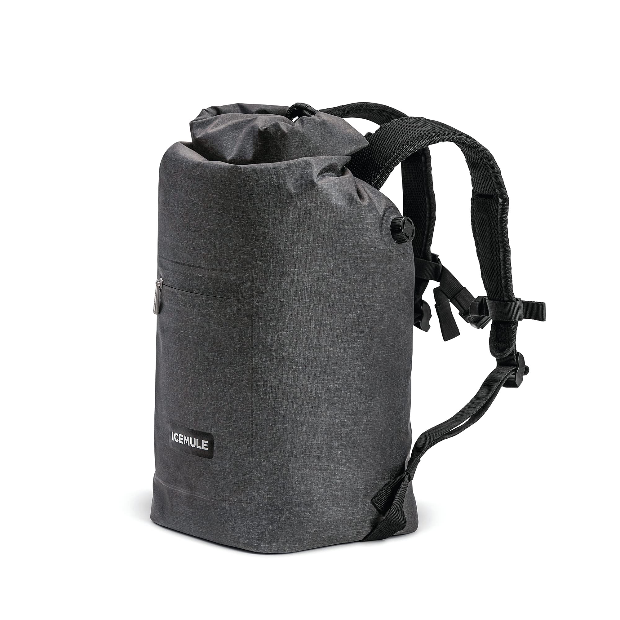 IceMule Jaunt Small Collapsible Backpack Cooler, 9 Liters, Snow Grey, Waterproof, Hands Free, 24+ Hours Cooling