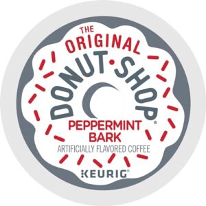 The Original Donut Shop Peppermint Bark Keurig Single-Serve K-Cup Pods, Light Roast Coffee, 96 Count (4 Packs of 24)