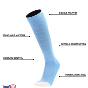 MadSportsStuff Baseball Socks for Boys Men Girls Women - Softball Football - Youth and Adult Tall Socks Over the Calf Socks